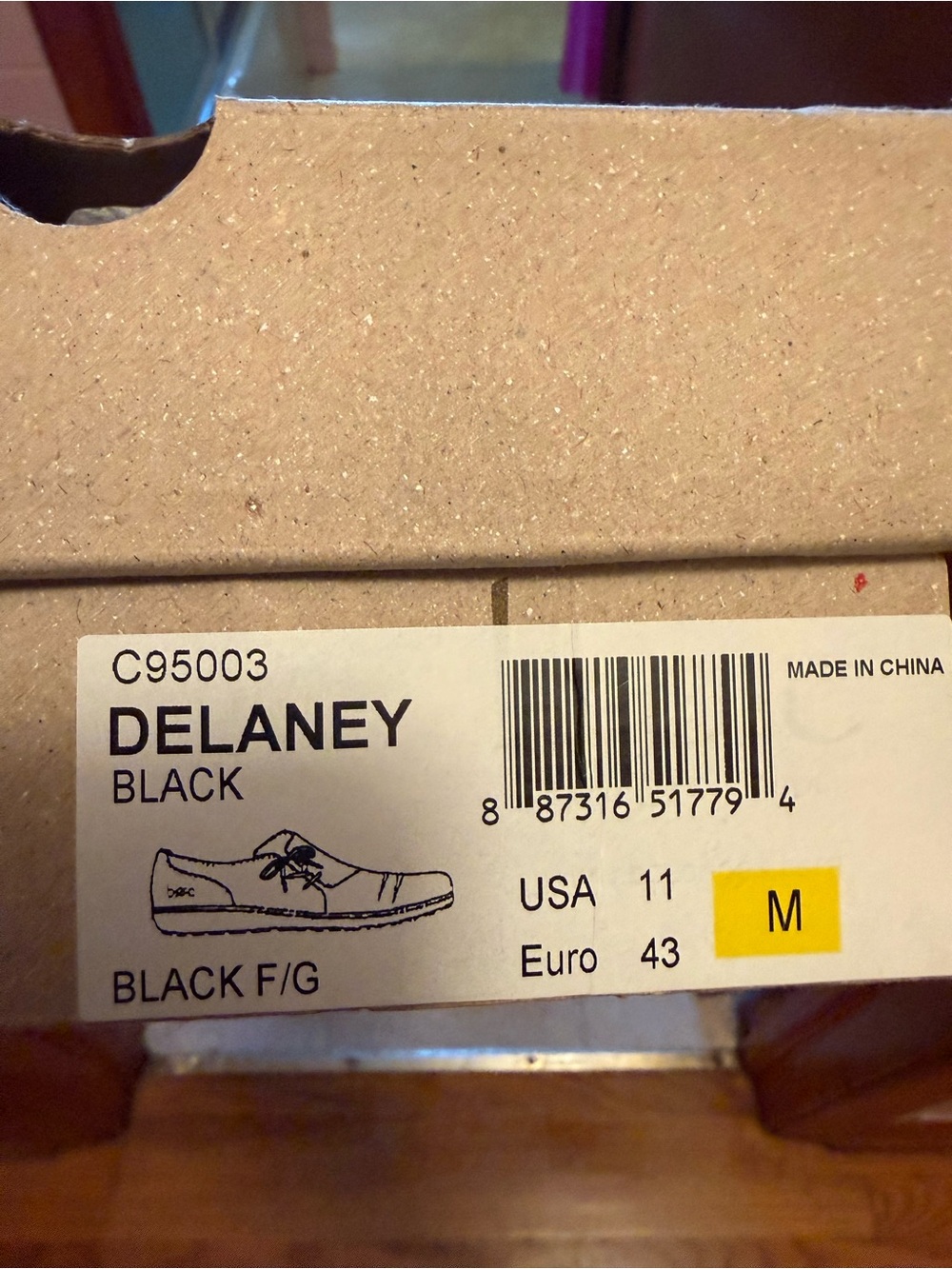 *NEW* B.O.C. Delaney Black W11 - Picture 7 of 7
